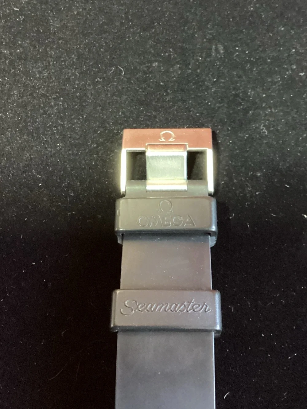 Omega Seamaster Pro Rubber Strap 20mm Ref. 98000085 + Tang Ref. 94512012